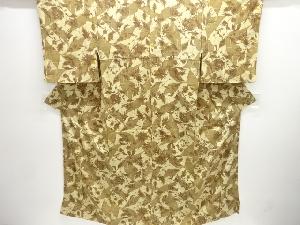 大正ロマン　紋錦紗花模様着物